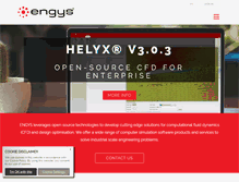 Tablet Screenshot of engys.com